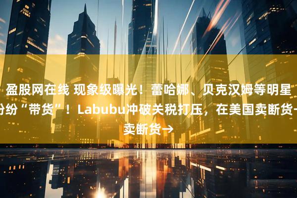 盈股网在线 现象级曝光！蕾哈娜、贝克汉姆等明星纷纷“带货”！Labubu冲破关税打压，在美国卖断货→