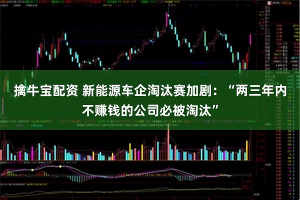 擒牛宝配资 新能源车企淘汰赛加剧：“两三年内不赚钱的公司必被淘汰”