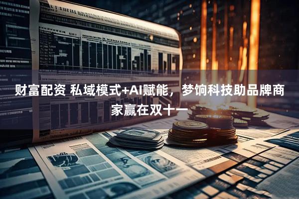 财富配资 私域模式+AI赋能，梦饷科技助品牌商家赢在双十一