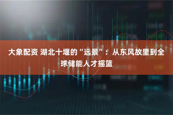 大象配资 湖北十堰的“远景”：从东风故里到全球储能人才摇篮